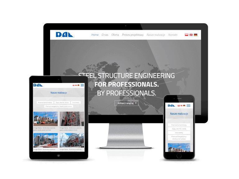D.A.L. Design Office - Responsywna strona WWW