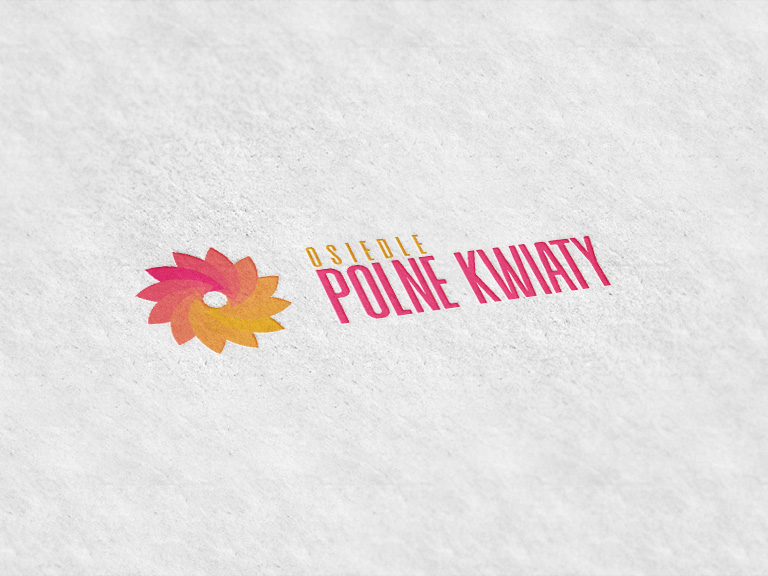 Osiedle Polne Kwiaty - Projekt logo