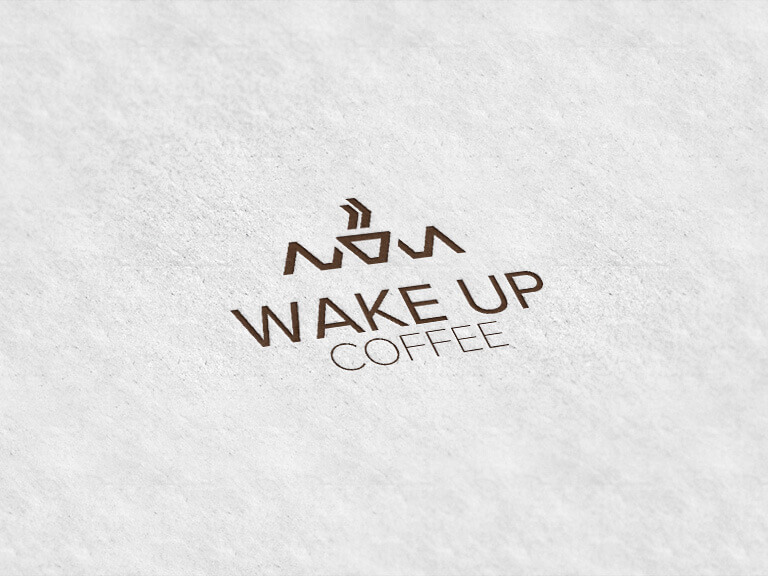 Wake UP Coffee - Projekt logo