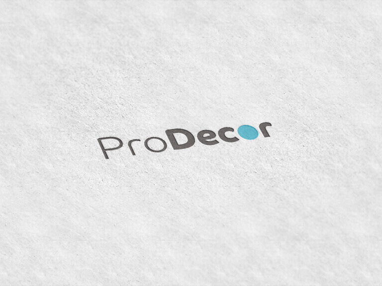 ProDecor - Projekt logo