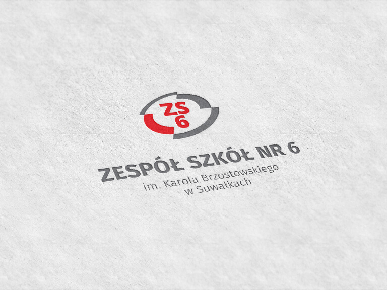 Zespół Szkół nr 6 w Suwałkach - Projekt logo