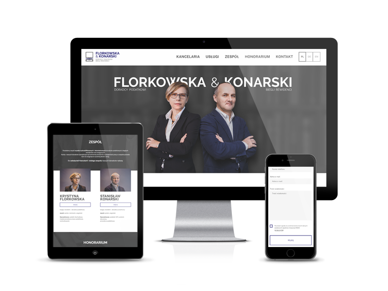 Florkowska & Konarski - doradcy podatkowi, biegli rewidenci - Strona WWW