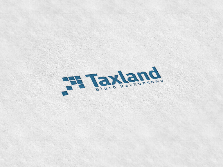 TAXLAND - biuro rachunkowe - Projekt logo